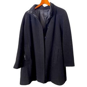 John Lewis‎ & Partners Wool Cashmere Men’s Car Coat Black